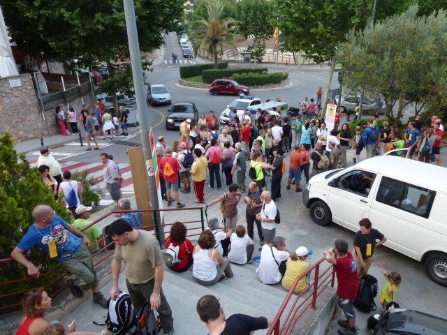 Van llegando